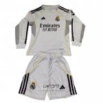 Primera Camiseta Real Madrid 2025-2026 Nino Manga Larga