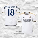 Primera Camiseta Real Madrid Jugador Tchouameni 2023-2024