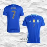 Segunda Camiseta Argentina Jugador De Paul 2024