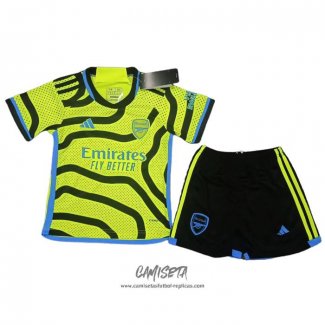 Segunda Camiseta Arsenal 2023-2024 Nino