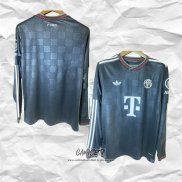 Segunda Camiseta Bayern Munich 2025-2026 Manga Larga