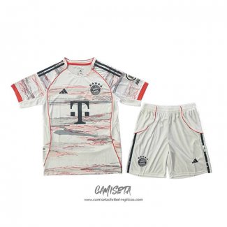 Segunda Camiseta Bayern Munich 2025-2026 Nino