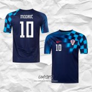 Segunda Camiseta Croacia Jugador Modric 2022
