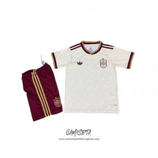 Segunda Camiseta Espana 2026 Nino