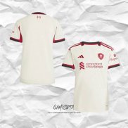 Segunda Camiseta Liverpool 2025-2026 Mujer