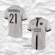 Segunda Camiseta Paris Saint-Germain Jugador Ander Herrera 2022-2023