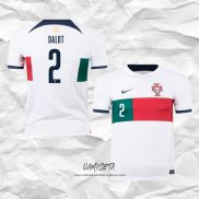 Segunda Camiseta Portugal Jugador Dalot 2022
