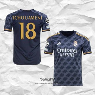 Segunda Camiseta Real Madrid Jugador Tchouameni 2023-2024