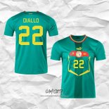 Segunda Camiseta Senegal Jugador Diallo 2022