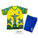 Camiseta Brasil Jesus 2025-2026 Nino Amarillo