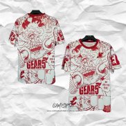 Camiseta Japon Anime Luffy 2025-2026 Blanco Rojo Tailandia