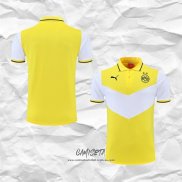 Camiseta Polo del Borussia Dortmund 22-23 Amarillo y Blanco