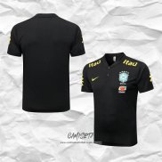 Camiseta Polo del Brasil 2022-2023 Negro