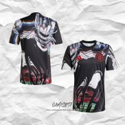 Camiseta Pre Partido del Manchester United 2025-2026 Negro Blanco