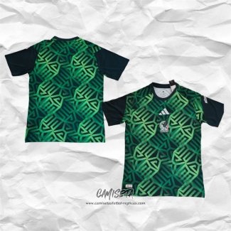 Camiseta Pre Partido del Mexico 2026 Verde Negro