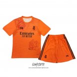 Camiseta Real Madrid Y-3 2024 Nino Naranja