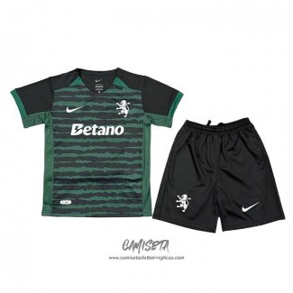 Camiseta Sporting Special 2025-2026 Nino Verde Negro