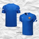 Camiseta de Entrenamiento Barcelona 2021-2022 Azul