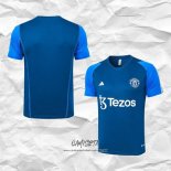 Camiseta de Entrenamiento Manchester United 2023-2024 Azul