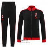 Chandal de Chaqueta del AC Milan 2023-2024 Negro