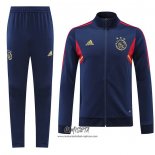 Chandal de Chaqueta del Ajax 2022-2023 Azul