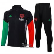 Chandal de Chaqueta del Arsenal 2025-2026 Nino Negro