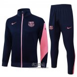 Chandal de Chaqueta del Barcelona 2025-2026 Azul Rosa