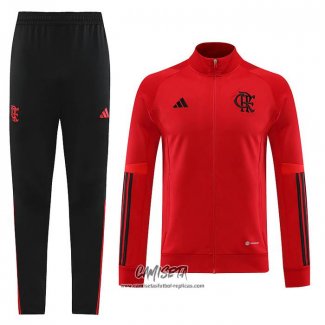 Chandal de Chaqueta del Flamengo 2023-2024 Rojo