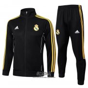 Chandal de Chaqueta del Real Madrid 2025-2026 Nino Amarillo Negro