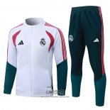Chandal de Chaqueta del Real Madrid 2026-2027 Nino Blanco Rojo