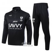Chandal de Sudadera del Al Hilal 2025-2026 Nino Negro