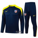 Chandal de Sudadera del Atletico Madrid 2025-2026 Nino Azul