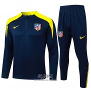 Chandal de Sudadera del Atletico Madrid 2025-2026 Nino Azul