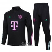 Chandal de Sudadera del Bayern Munich 2023-2024 Negro