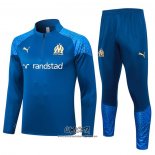 Chandal de Sudadera del Olympique Marsella 2023-2024 Azul