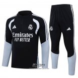 Chandal de Sudadera del Real Madrid 2026-2027 Nino Negro