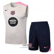 Chandal del Barcelona 2025-2026 Sin Mangas Amarillo