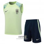 Chandal del Brasil 2023-2024 Sin Mangas Verde