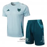 Chandal del Cruzeiro 2024-2025 Manga Corta Verde Pantalon Corto