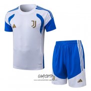 Chandal del Juventus 2026-2027 Manga Corta Blanco - Pantalon Corto