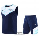 Chandal del Manchester City 2022-2023 Sin Mangas Azul