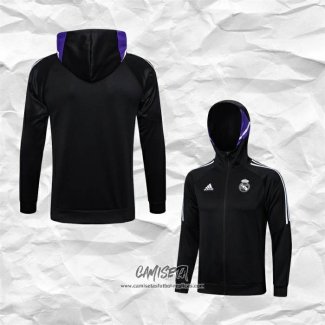 Chaqueta con Capucha del Real Madrid 2022-2023 Negro