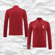 Chaqueta del AC Milan 2023-2024 Rojo Oscuro