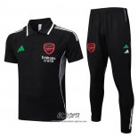 Conjunto Polo del Arsenal 2025-2026 Negro