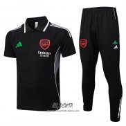 Conjunto Polo del Arsenal 2025-2026 Negro