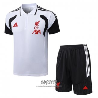 Conjunto Polo del Liverpool 2026-2027 Blanco
