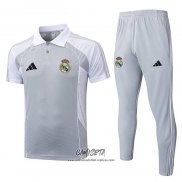 Conjunto Polo del Real Madrid 2025-2026 Gris