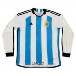 Primera Camiseta Argentina 3 Estrellas 2022 Manga Larga