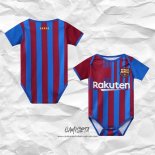 Primera Camiseta Barcelona 2021-2022 Bebe