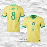 Primera Camiseta Brasil Jugador L.Paqueta 2024